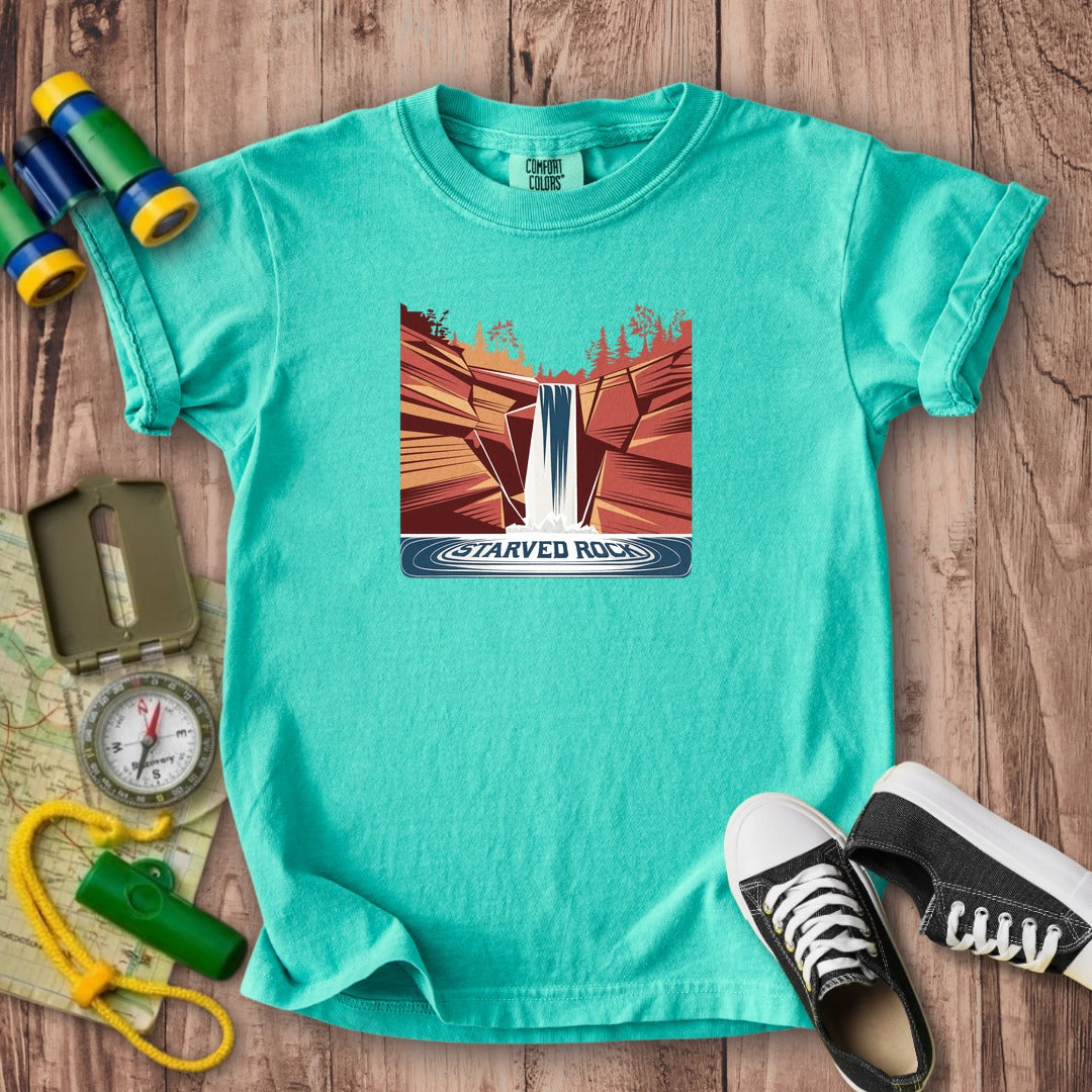 Starved Rock State Park Kids Cotton T-Shirt