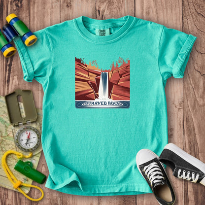 Starved Rock State Park Kids Cotton T-Shirt