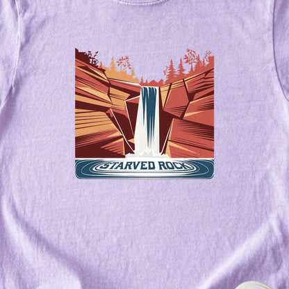 Starved Rock State Park Kids Cotton T-Shirt