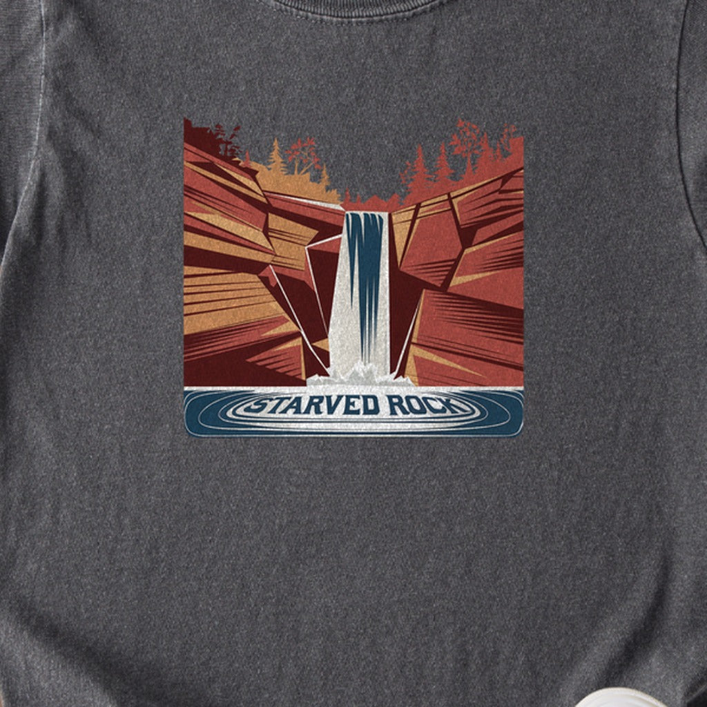 Starved Rock State Park Kids Cotton T-Shirt