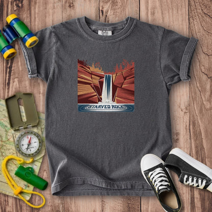 Starved Rock State Park Kids Cotton T-Shirt