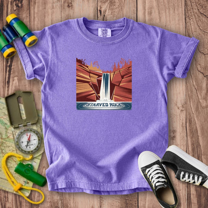 Starved Rock State Park Kids Cotton T-Shirt