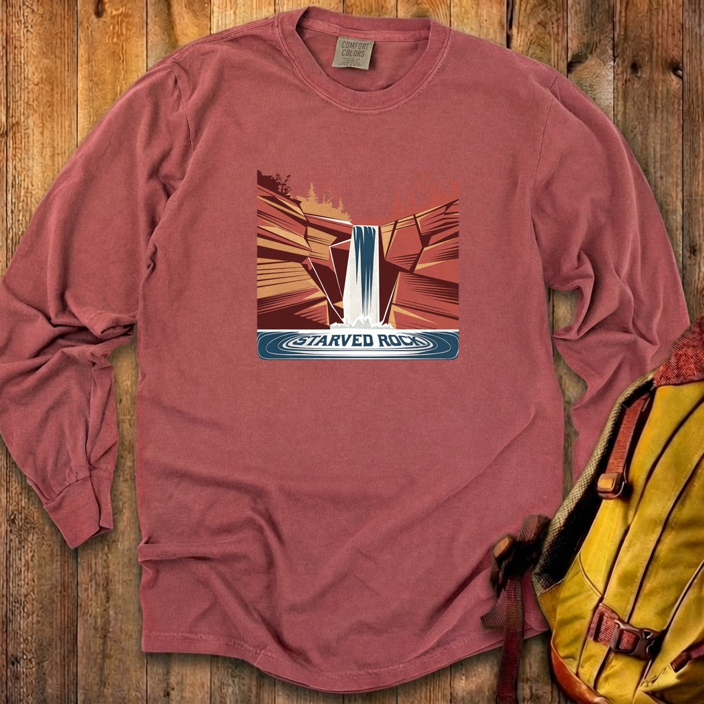 Starved Rock State Park Cotton Long Sleeve