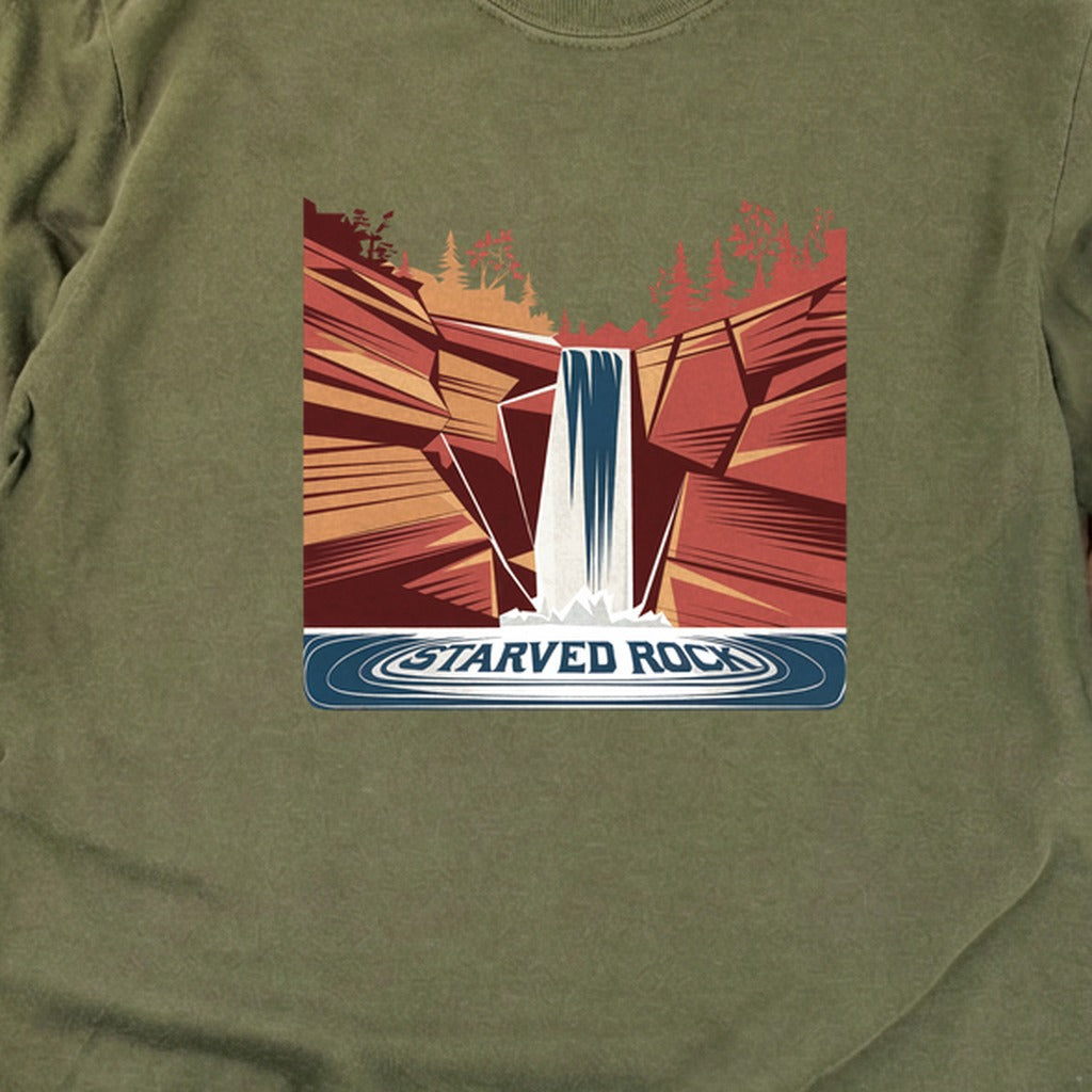Starved Rock State Park Cotton Long Sleeve