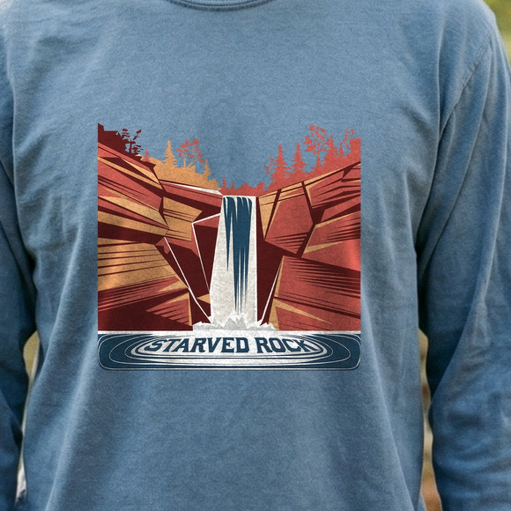 Starved Rock State Park Cotton Long Sleeve