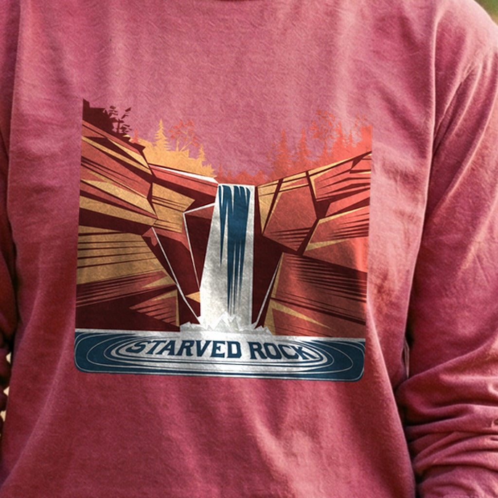 Starved Rock State Park Cotton Long Sleeve