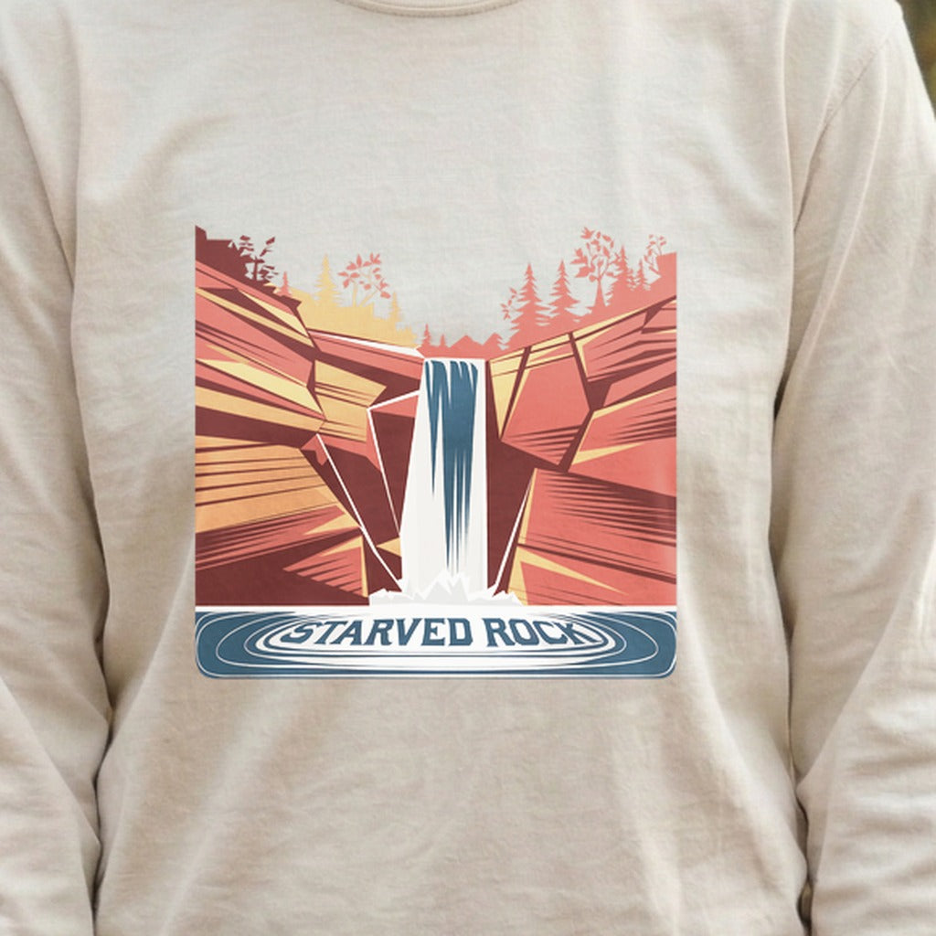 Starved Rock State Park Cotton Long Sleeve