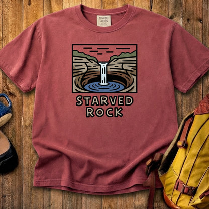 Starved Rock State Park 2 Cotton T-Shirt