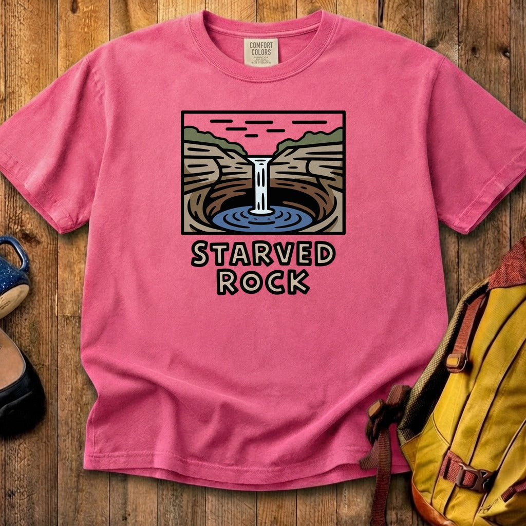 Starved Rock State Park 2 Cotton T-Shirt