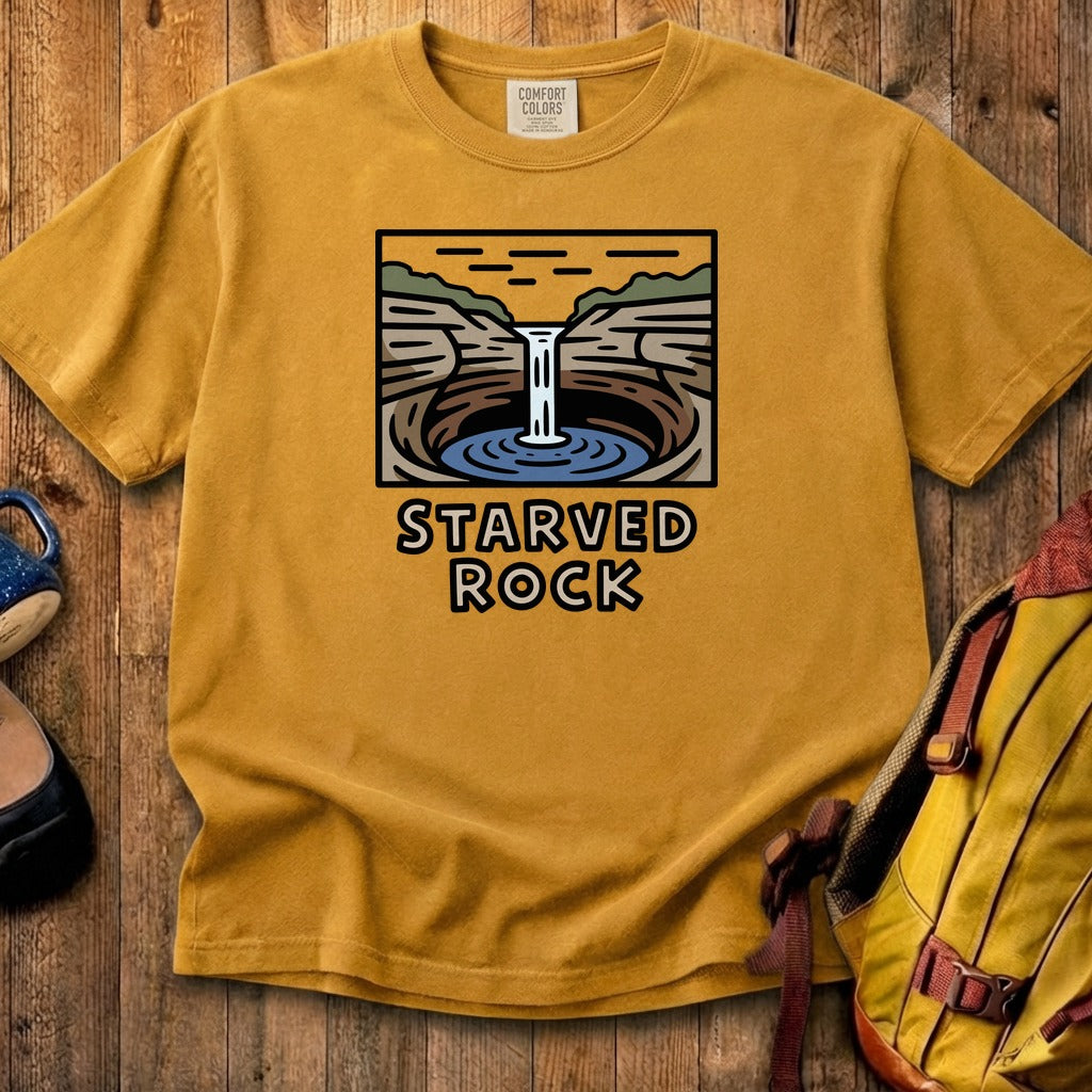Starved Rock State Park 2 Cotton T-Shirt
