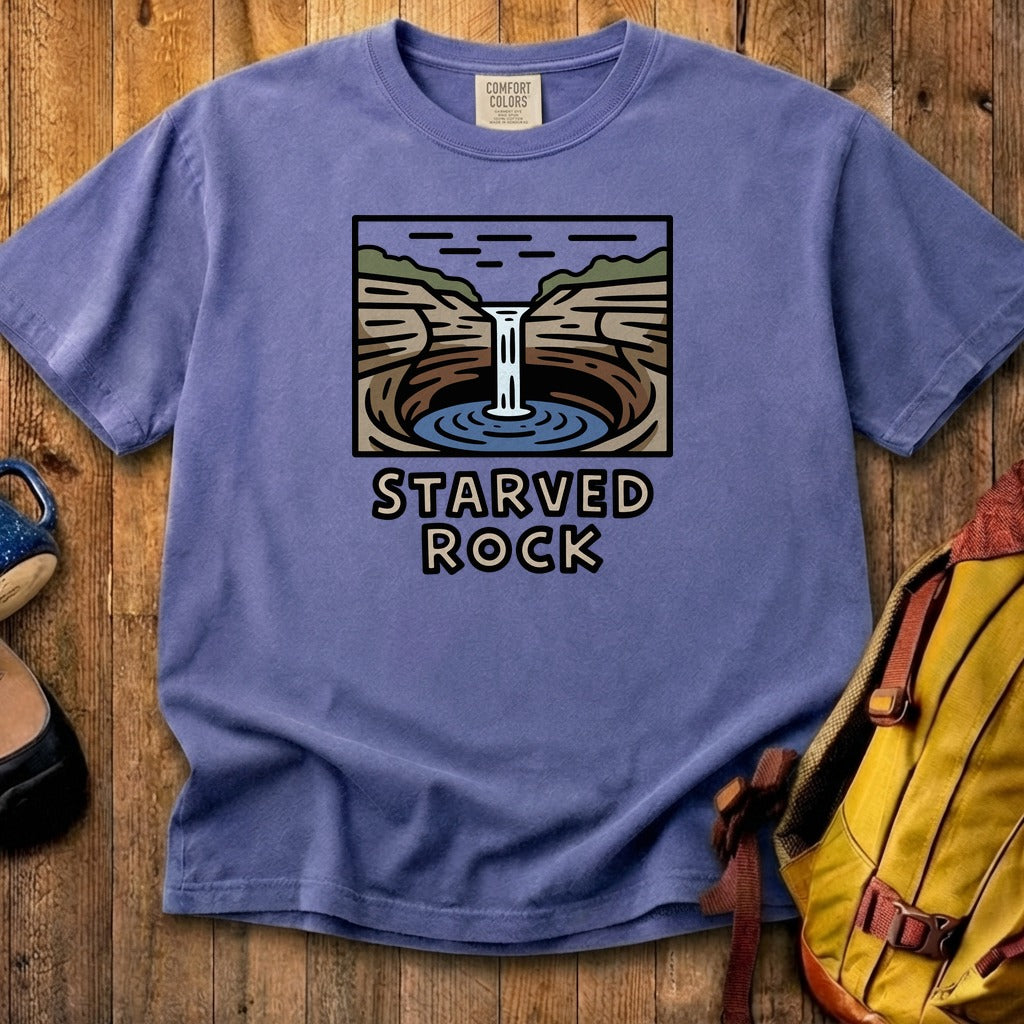 Starved Rock State Park 2 Cotton T-Shirt