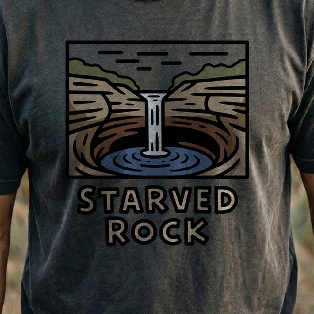 Starved Rock State Park 2 Cotton T-Shirt