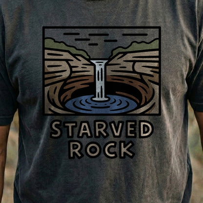 Starved Rock State Park 2 Cotton T-Shirt