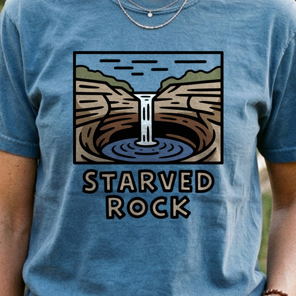 Starved Rock State Park 2 Cotton T-Shirt