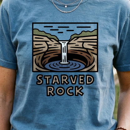 Starved Rock State Park 2 Cotton T-Shirt