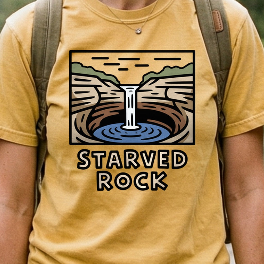 Starved Rock State Park 2 Cotton T-Shirt