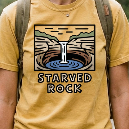 Starved Rock State Park 2 Cotton T-Shirt