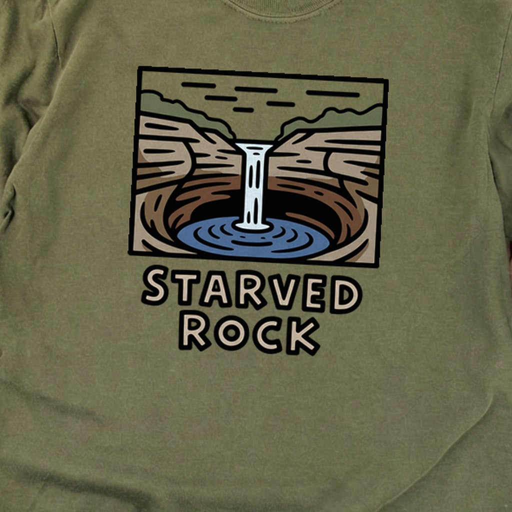 Starved Rock State Park 2 Cotton Long Sleeve