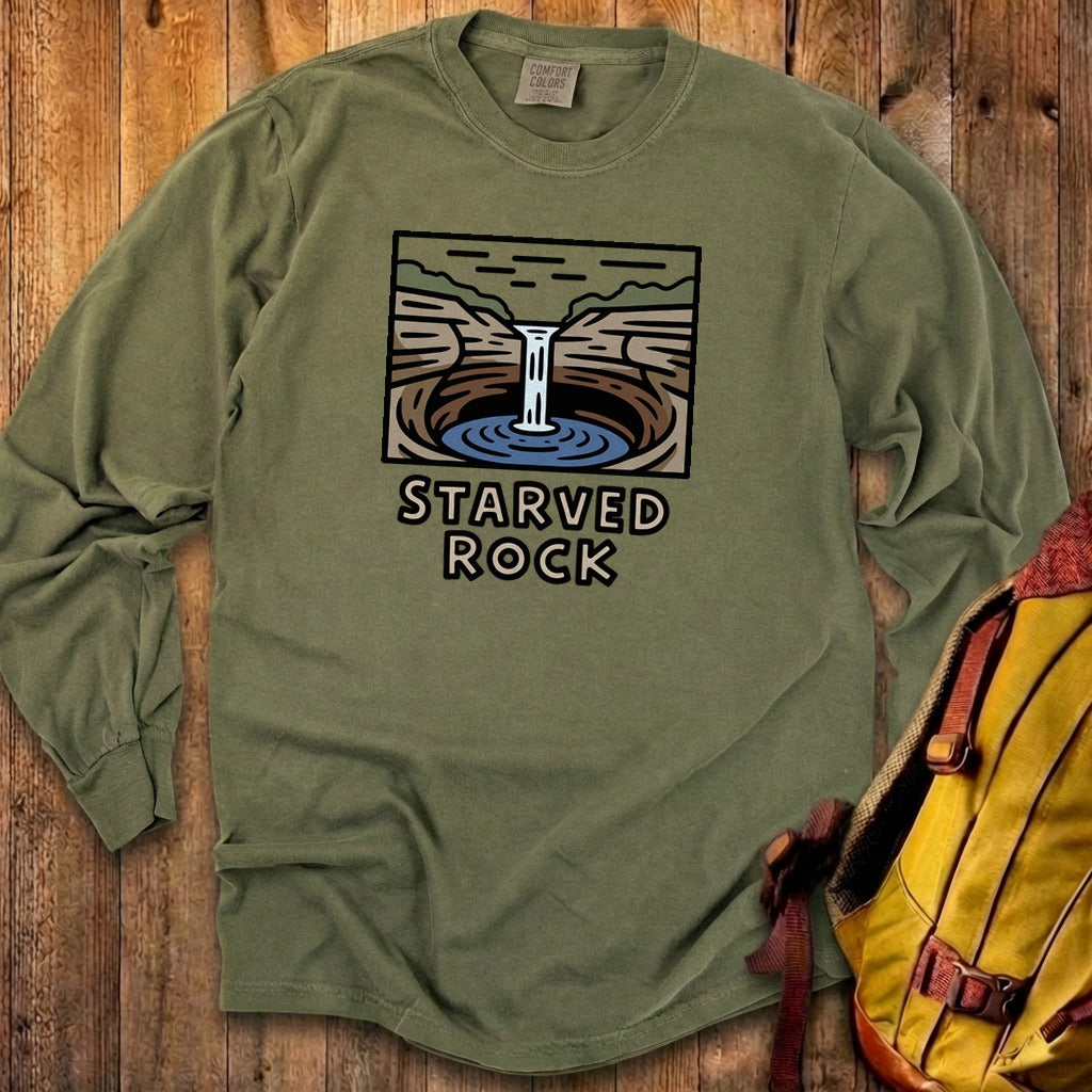Starved Rock State Park 2 Cotton Long Sleeve
