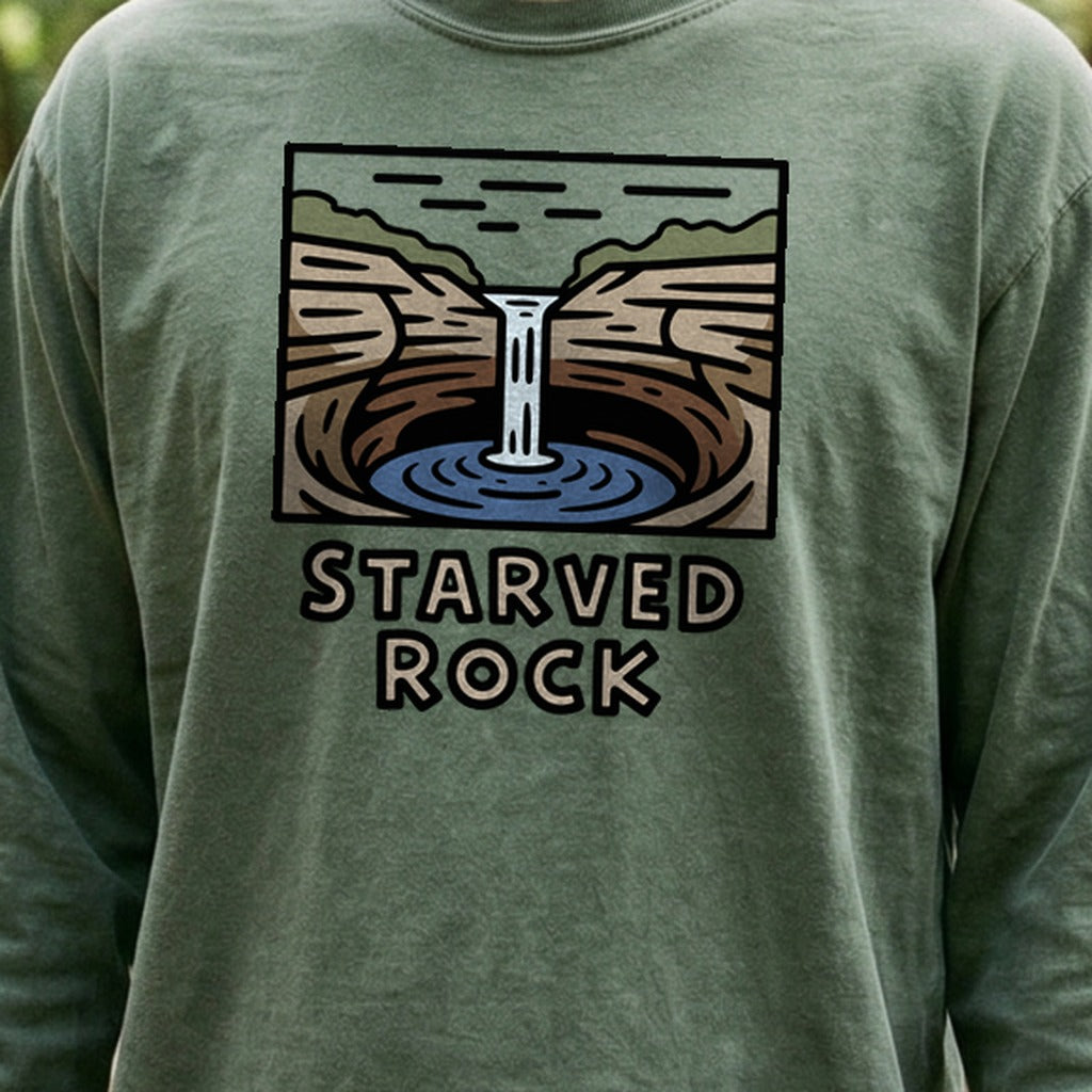 Starved Rock State Park 2 Cotton Long Sleeve
