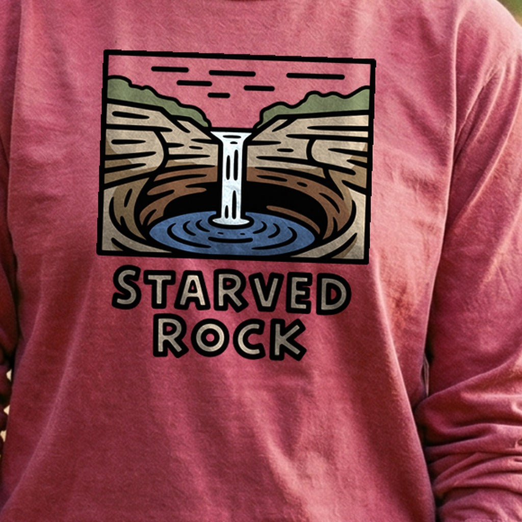 Starved Rock State Park 2 Cotton Long Sleeve