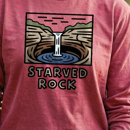 Starved Rock State Park 2 Cotton Long Sleeve