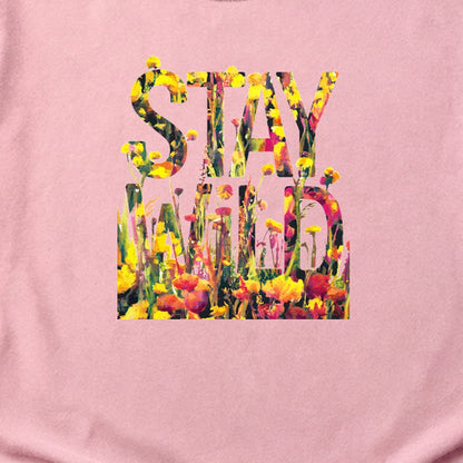Stay Wild Wildflower Cotton T-Shirt