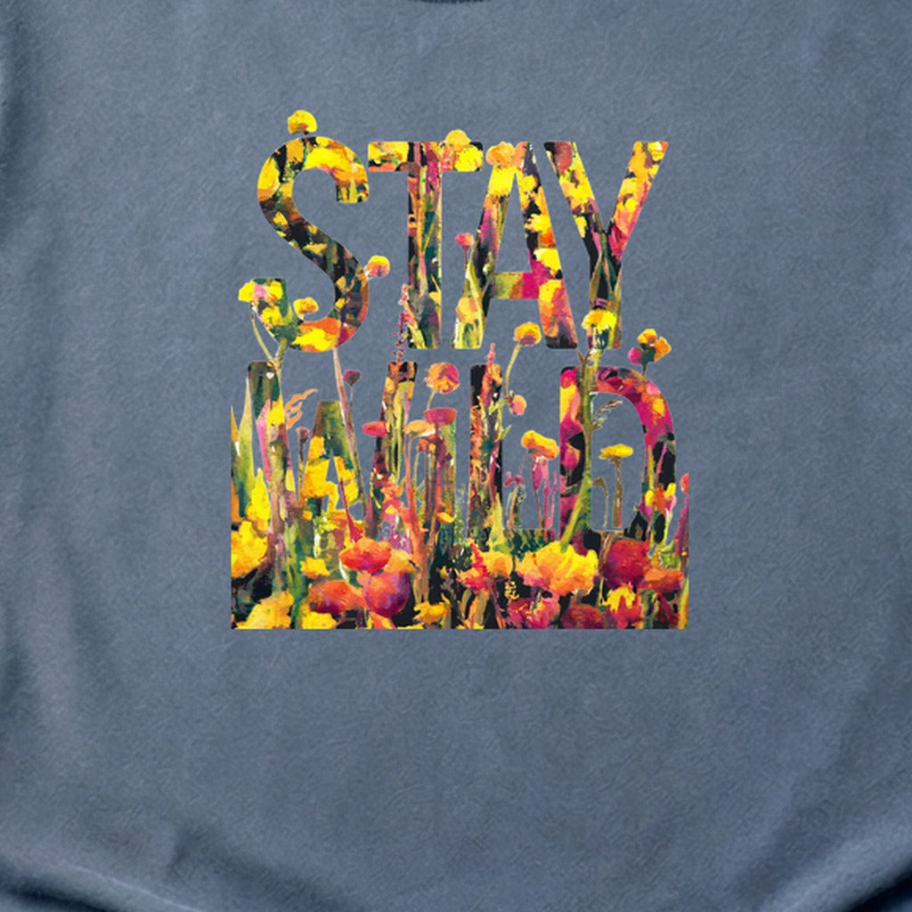 Stay Wild Wildflower Cotton T-Shirt