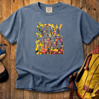 Stay Wild Wildflower Cotton T-Shirt