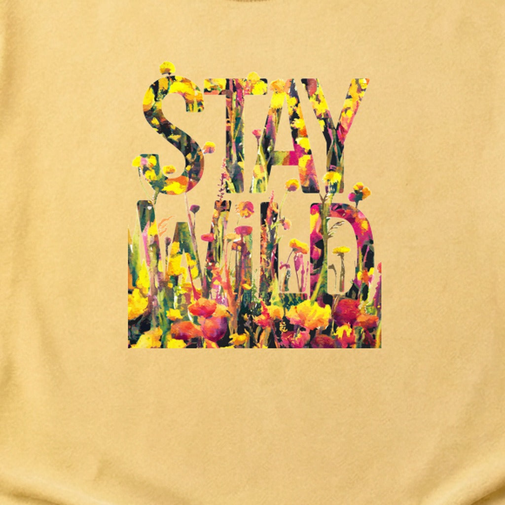 Stay Wild Wildflower Cotton T-Shirt
