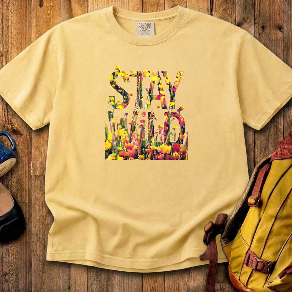 Stay Wild Wildflower Cotton T-Shirt