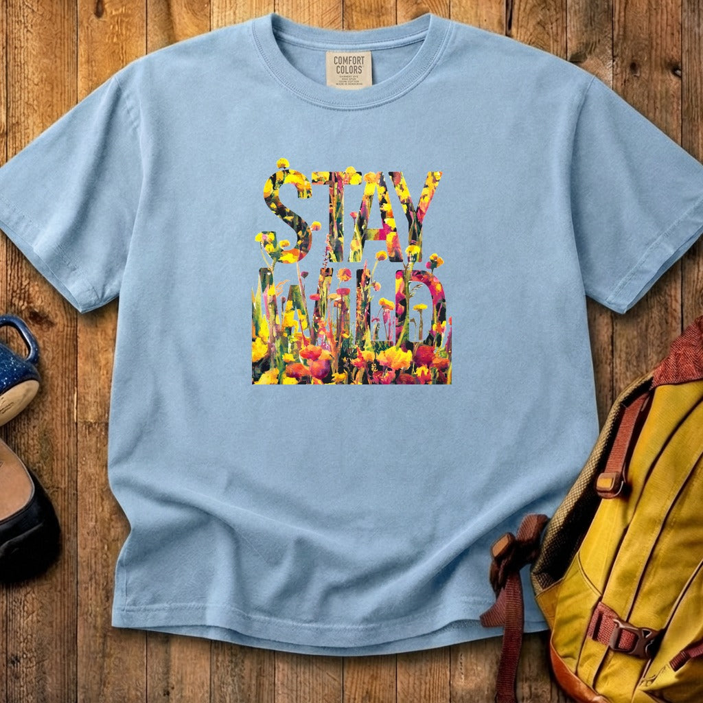 Stay Wild Wildflower Cotton T-Shirt