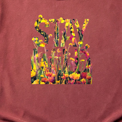 Stay Wild Wildflower Cotton T-Shirt