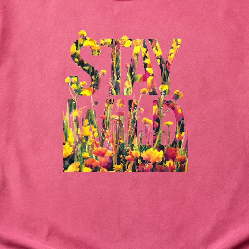 Stay Wild Wildflower Cotton T-Shirt