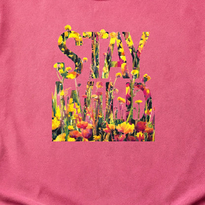 Stay Wild Wildflower Cotton T-Shirt