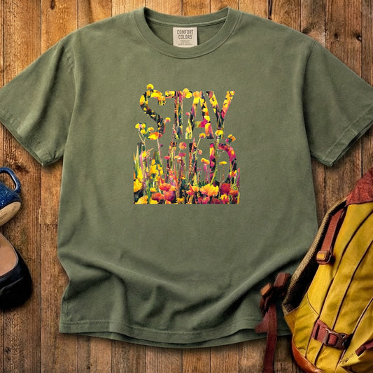 Stay Wild Wildflower Cotton T-Shirt
