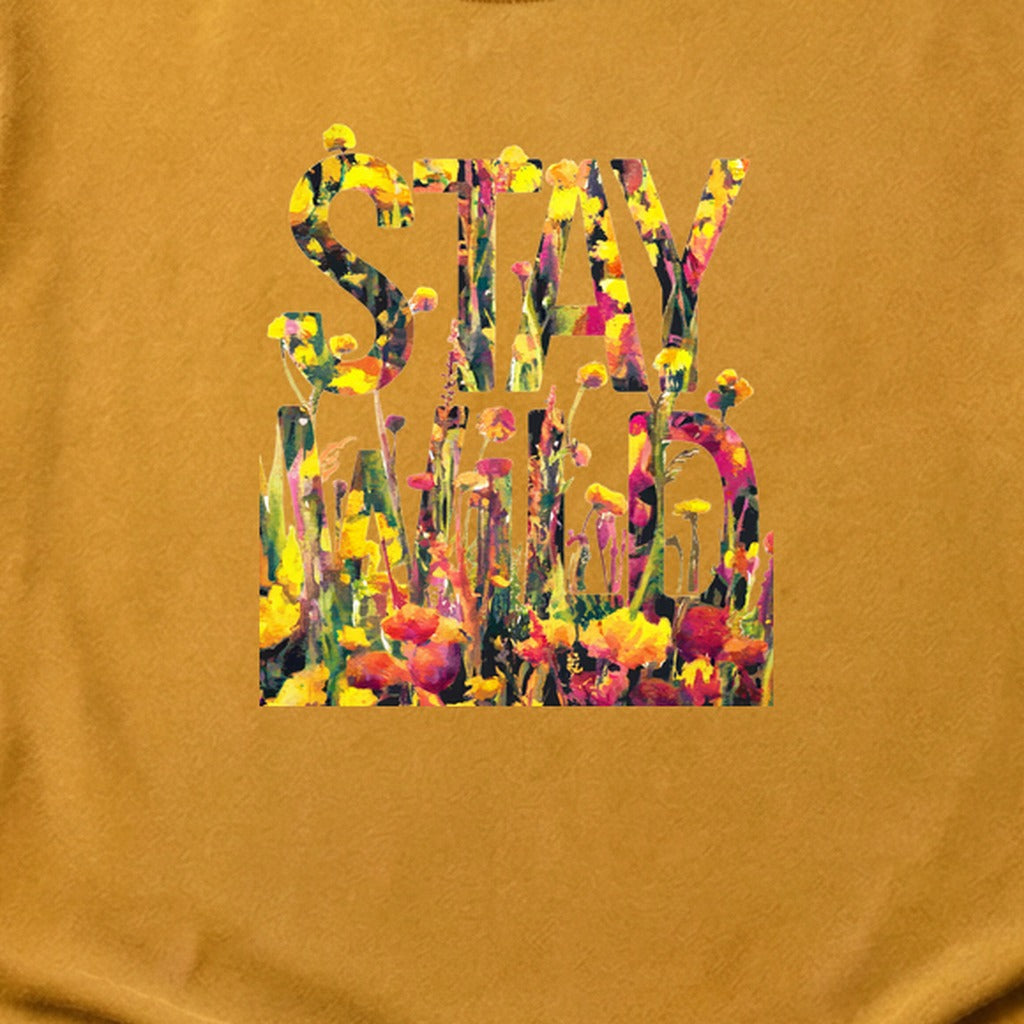 Stay Wild Wildflower Cotton T-Shirt
