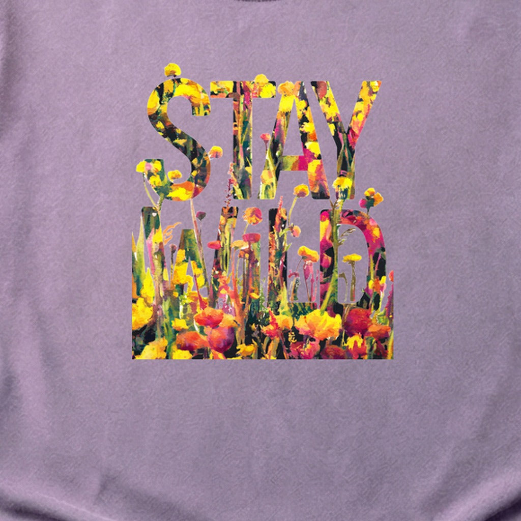 Stay Wild Wildflower Cotton T-Shirt