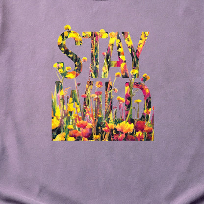 Stay Wild Wildflower Cotton T-Shirt