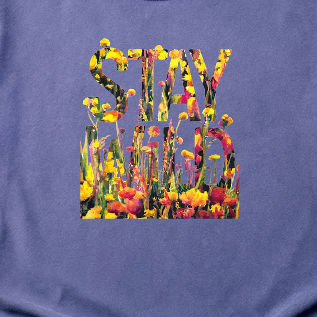 Stay Wild Wildflower Cotton T-Shirt