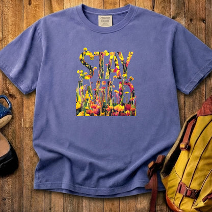 Stay Wild Wildflower Cotton T-Shirt