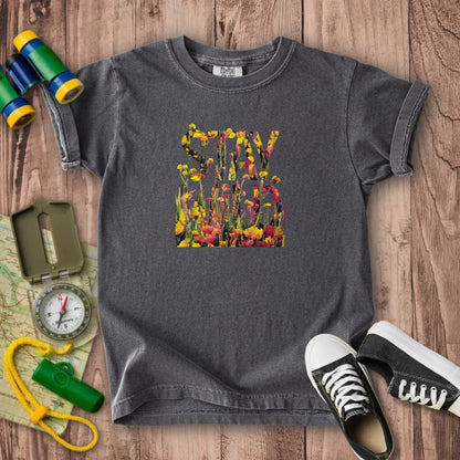 Stay Wild Wildflower Kids Cotton T-Shirt