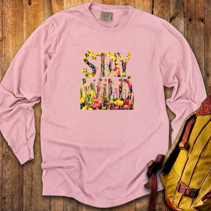 Stay Wild Wildflower Cotton Long Sleeve
