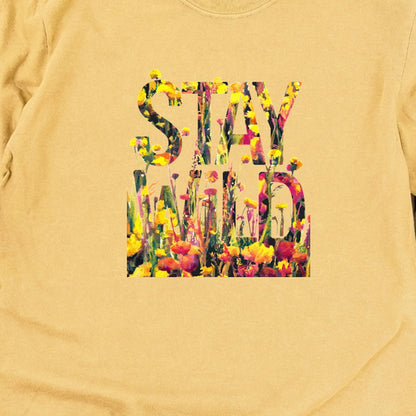 Stay Wild Wildflower Cotton Long Sleeve