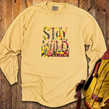 Stay Wild Wildflower Cotton Long Sleeve