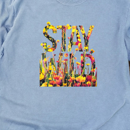 Stay Wild Wildflower Cotton Long Sleeve