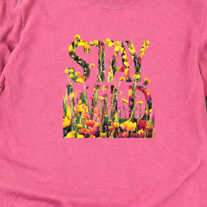 Stay Wild Wildflower Cotton Long Sleeve