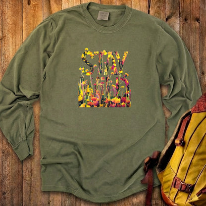 Stay Wild Wildflower Cotton Long Sleeve