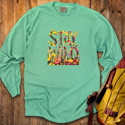 Stay Wild Wildflower Cotton Long Sleeve