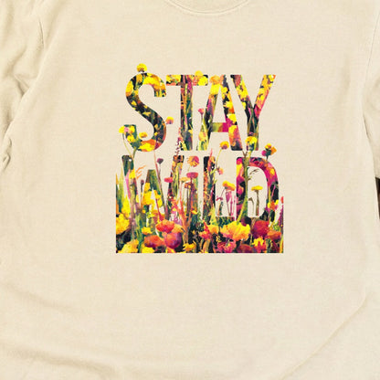 Stay Wild Wildflower Cotton Long Sleeve